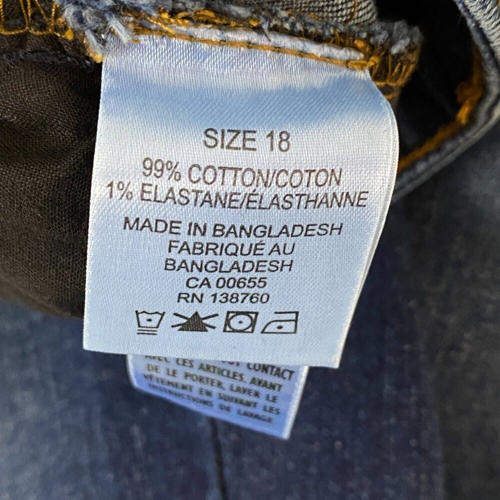 NEW Addition Elle Skinny Blue Jeans Size 18 Regular - Picture 7 of 12